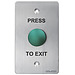 Exit Button Stainless Steel - Press to Exit Mushroom