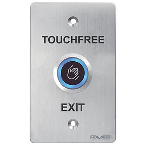 Exit Button Stainless Steel - Touch Free