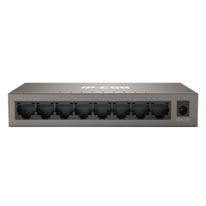 IP-COM 8PORT GIG SW NON-POE 16Gbps 14.88Mpps L2 UNMANAGED OP TEMP 0 ~ +40 BRN METAL 240VAC/9-12VDC 25.3Hx140Wx