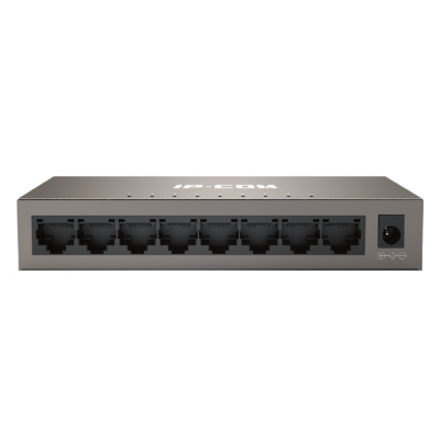 IP-COM 8PORT GIG SW NON-POE 16Gbps 14.88Mpps L2 UNMANAGED OP TEMP 0 ~ +40 BRN METAL 240VAC/9-12VDC 25.3Hx140Wx