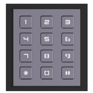 KEYPAD MODULE OF MODULAR DOOR STATION, SUPPORTING INPUT PIN CODE TO OPEN DOOR, CALL INDOOR STATION IP65 AND IK