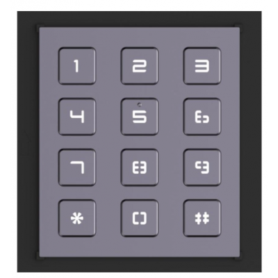 KEYPAD MODULE OF MODULAR DOOR STATION, SUPPORTING INPUT PIN CODE TO OPEN DOOR, CALL INDOOR STATION IP65 AND IK