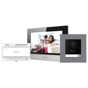 TWO WIRE IP BUNDLE INCL 1X DS-KD8003Y-IME2/SURFACE 1X DS-KH6320Y-WTE2 1X DS-KAD704Y 1XPSU 1X 16GB TF CARD