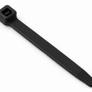 CABLE TIES NYLON 200X4.8MM BLACK 100PK