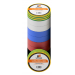 WRAPPATAPE® ELECTRICAL INSULATION TAPE 10/PK - MIXED COLOUR