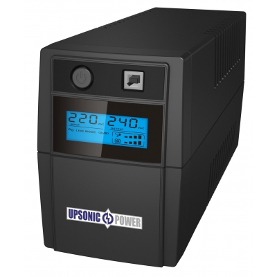 800VA/480W, LCD DISPLAY W/ HID USB PORT + CABLE, 2*AU SOCKET, W/12V9AH*1
