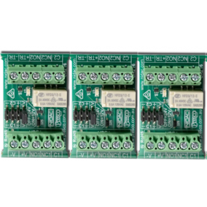 FORGE CONTROL RELAY STRIP OF 3 DPDT 12-24V
