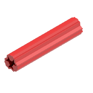 WALL PLUG - RED 6 X 38MM 200/PACK