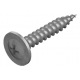 BUTTON HEAD NEEDLE POINT SCREW C3 GALVANISED 8G X 25MM-200 PACK