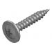 BUTTON HEAD NEEDLE POINT SCREW C3 GALVANISED 8G X 25MM-200 PACK