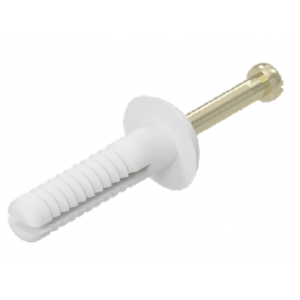 NYLON ANCHOR NAIL MUSHROOM HEAD 6.5X 25MM  - 100 PACK