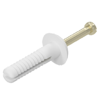 NYLON ANCHOR NAIL MUSHROOM HEAD 6.5X 25MM  - 100 PACK