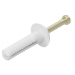 NYLON ANCHOR NAIL MUSHROOM HEAD 6.5X 25MM  - 100 PACK