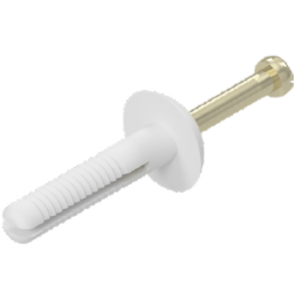 NYLON ANCHOR NAIL MUSHROOM HEAD 5X 38MM  - 100 PACK 