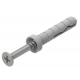NYLON ANCHOR SCREW ROUND HEAD 5X 37MM  - 100 PACK 