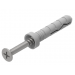 NYLON ANCHOR SCREW ROUND HEAD 5X 37MM  - 100 PACK 