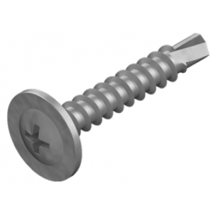 BUTTON HEAD DRILL POINT SCREW C3 GALVANISED 8G X 25MM-200 PACK