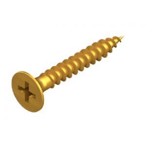 BUGLE HEAD NEEDLE POINT SCREW 7G X 50MM-100 PACK