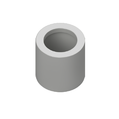 REDUCER PLAIN PVC 25/20MM GREY