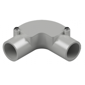 ELBOW INSPECTION PVC 20MM GREY