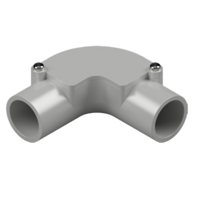 ELBOW INSPECTION PVC 20MM GREY