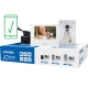 AIPHONE VIDEO INTERCOM KIT INCLUDE 1xJO-DVF STAINLESS STEEL FLUSH MOUNT VIDEO DOOR STATION, 1xJO-1MDW WHITE 7"