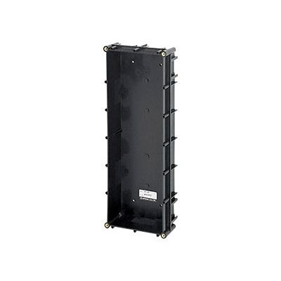 AIPHONE GT SERIES 3 MODULE FLUSH MOUNT BACK BOX BLACK PLASTIC