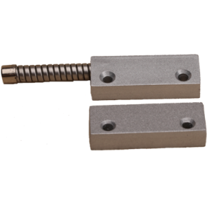 TANE HARDWIRED ROLLER DOOR REED SWITCH SILVER DETECTION GAP 30MM 1x N/O OUTPUT (DRY) METAL SURFACE MOUNT