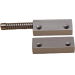 TANE HARDWIRED ROLLER DOOR REED SWITCH SILVER DETECTION GAP 30MM 1x N/O OUTPUT (DRY) METAL SURFACE MOUNT