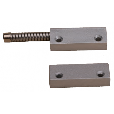 TANE HARDWIRED ROLLER DOOR REED SWITCH SILVER DETECTION GAP 30MM 1x DPDT OUTPUT METAL SURFACE MOUNT