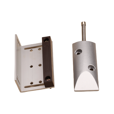 TANE HARDWIRED ROLLER DOOR REED SWITCH SILVER DETECTION GAP 50MM 1x N/C OUTPUT (DRY) METAL SURFACE MOUNT