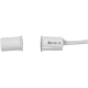 TANE HARDWIRED REED SWITCH WHITE DETECTION GAP 12.5MM 1x N/C OUTPUT (DRY) PLASTIC RECESSED MOUNT 9.5MM HOLE CU