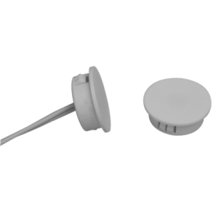 TANE HARDWIRED REED SWITCH WHITE DETECTION GAP 8MM 1x N/C OUTPUT (DRY) PLASTIC RECESSED MOUNT 15MM HOLE CUTOUT