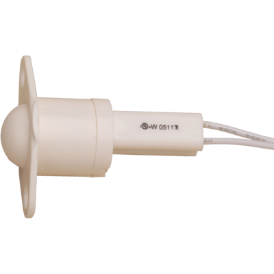TANE HARDWIRED ROLLER BALL REED SWITCH WHITE 1x N/C OUTPUT (DRY) PLASTIC RECESSED MOUNT 18.02MM HOLE CUTOUT