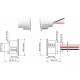 TANE HARDWIRED REED SWITCH WHITE DETECTION GAP 28MM 1x SPDT OUTPUT PLASTIC RECESSED MOUNT 19.05MM HOLE CUTOUT