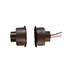 TANE HARDWIRED REED SWITCH BROWN DETECTION GAP 28MM 1x SPDT OUTPUT PLASTIC RECESSED MOUNT 25MM HOLE CUTOUT