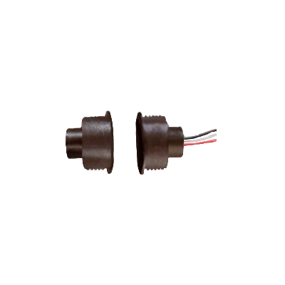 TANE HARDWIRED REED SWITCH BROWN DETECTION GAP 28MM 1x SPDT OUTPUT PLASTIC RECESSED MOUNT 25MM HOLE CUTOUT