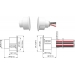 TANE HARDWIRED REED SWITCH WHITE DETECTION GAP 19MM 1x DPDT OUTPUT PLASTIC RECESSED MOUNT 25MM HOLE CUTOUT