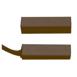 TANE HARDWIRED REED SWITCH BROWN DETECTION GAP 18MM 1x N/C OUTPUT (DRY) PLASTIC SURFACE MOUNT