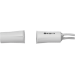 TANE HARDWIRED REED SWITCH WHITE DETECTION GAP 15MM 1x N/C OUTPUT (DRY) PLASTIC RECESSED MOUNT 9MM HOLE CUTOUT