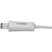 TANE HARDWIRED ADJUSTABLE SCREW REED SWITCH WHITE DETECTION GAP 6MM 1x N/C OUTPUT (DRY) PLASTIC RECESSED MOUNT
