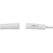 TANE HARDWIRED REED SWITCH WHITE DETECTION GAP 15MM 1x N/C OUTPUT (DRY) PLASTIC RECESSED MOUNT 9.5MM HOLE CUTO