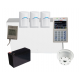 SOLUTION 6000 KIT WITH 3 QUAD PIR (BOSISC-BPQ2-W12) + SMART KEYPAD + INTERNAL SIREN + SIREN POWER SUPPLY + 12V