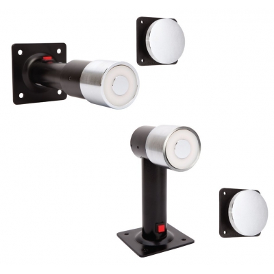 FSH 35000 SERIES ELECTRIC MAGNETIC DOOR HOLDER 300MM EXTENTION WITH 90° WHITE 40KG HOLDING FORCE FAIL SAFE