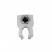 FSH HOLD OPEN CLIP SUITS BRITON 1120/ 1130 TRACK DOOR CLOSERS WHITE