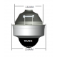 TDUNI2 MOUNTING KIT FOR CAM & SMOKE DETECTORS UPTO 167MM DIA PEARL WHITE - KIT INCLUDES 1x TDLP2 MOUNTING PALT