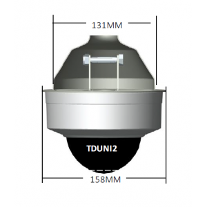 TDUNI2 MOUNTING KIT FOR CAM & SMOKE DETECTORS UPTO 167MM DIA PEARL WHITE - KIT INCLUDES 1x TDLP2 MOUNTING PALT