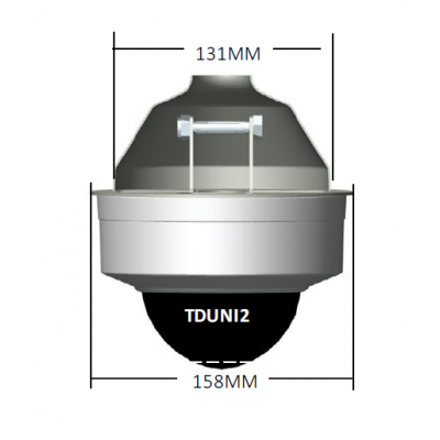 TDUNI2 MOUNTING KIT FOR CAM & SMOKE DETECTORS UPTO 167MM DIA PEARL WHITE - KIT INCLUDES 1x TDLP2 MOUNTING PALT