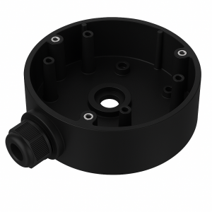 HIKVISION JUNCTION BOX TO SUIT 2732 OUTDOOR DOME, SHADOW SERIES, BLACK