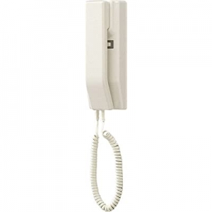 AIPHONE VC SERIES 2-WIRE INTERCOM AUDIO HANDSET WHITE APPARTMENT/ COMMERCIAL MECHANICAL BUTTON PLASTIC SURFACE